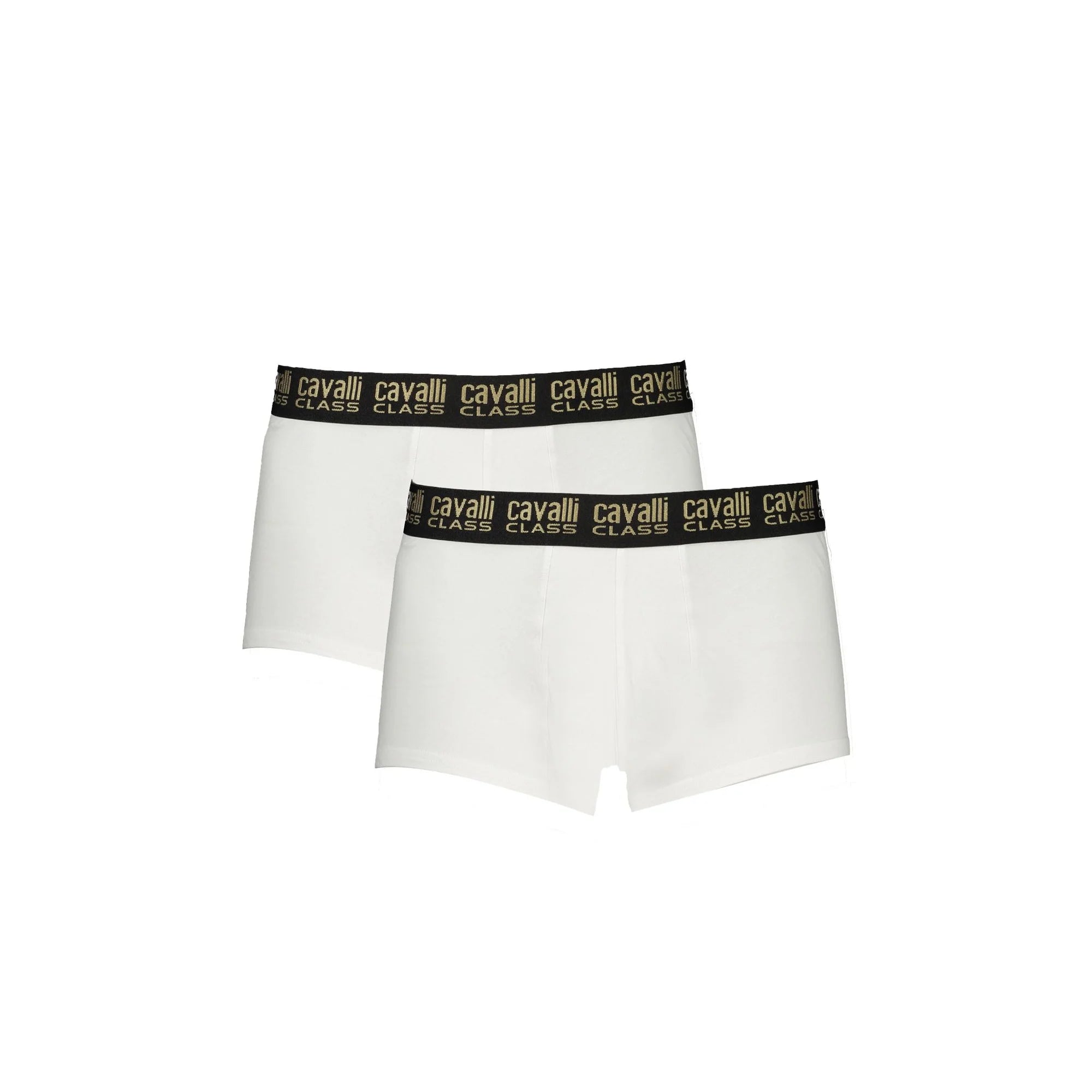 Cavalli Class Boxer Uomo Bianco Parigamba Bi-Pack Logo Intimo - foto prodotto